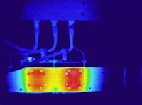 設備機器の熱画像