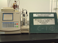 塩分含有量測定状況